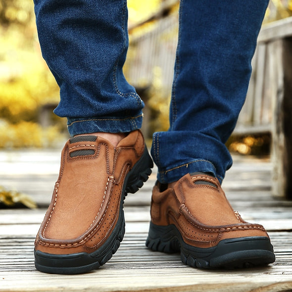 Men's Hiking Shoes Cowhide - MyOutDoorShoes